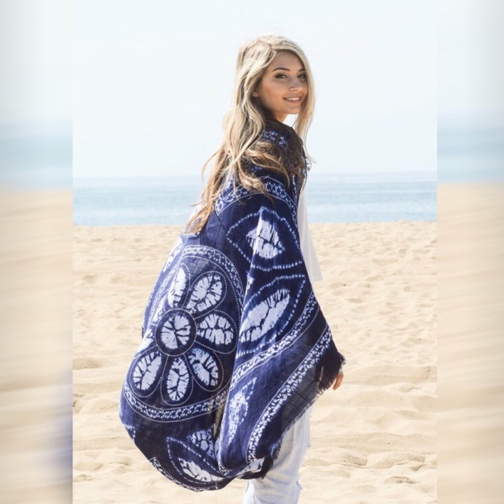 Bohemian Kimono Blue One Size